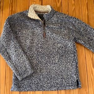 True Grit Frosty Tip Pullover- Vintage Blue